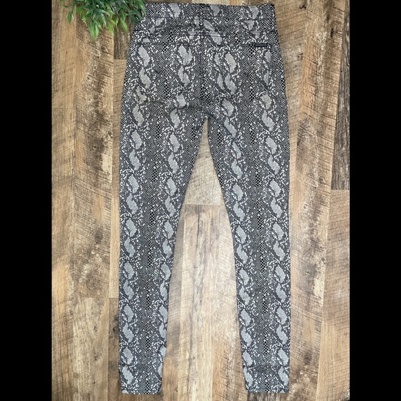 Hudson Skinny Pants Snakeskin Print Nico mid-rise - Picture 2 of 10